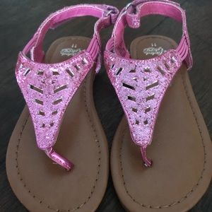 Sparkly pink Sandals